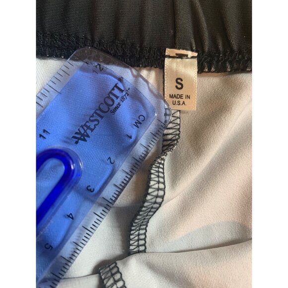 Womens Leggings Small Black White Umbre Gradient USA - Picture 4 of 7